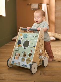 -Loopwagen met houten remmen