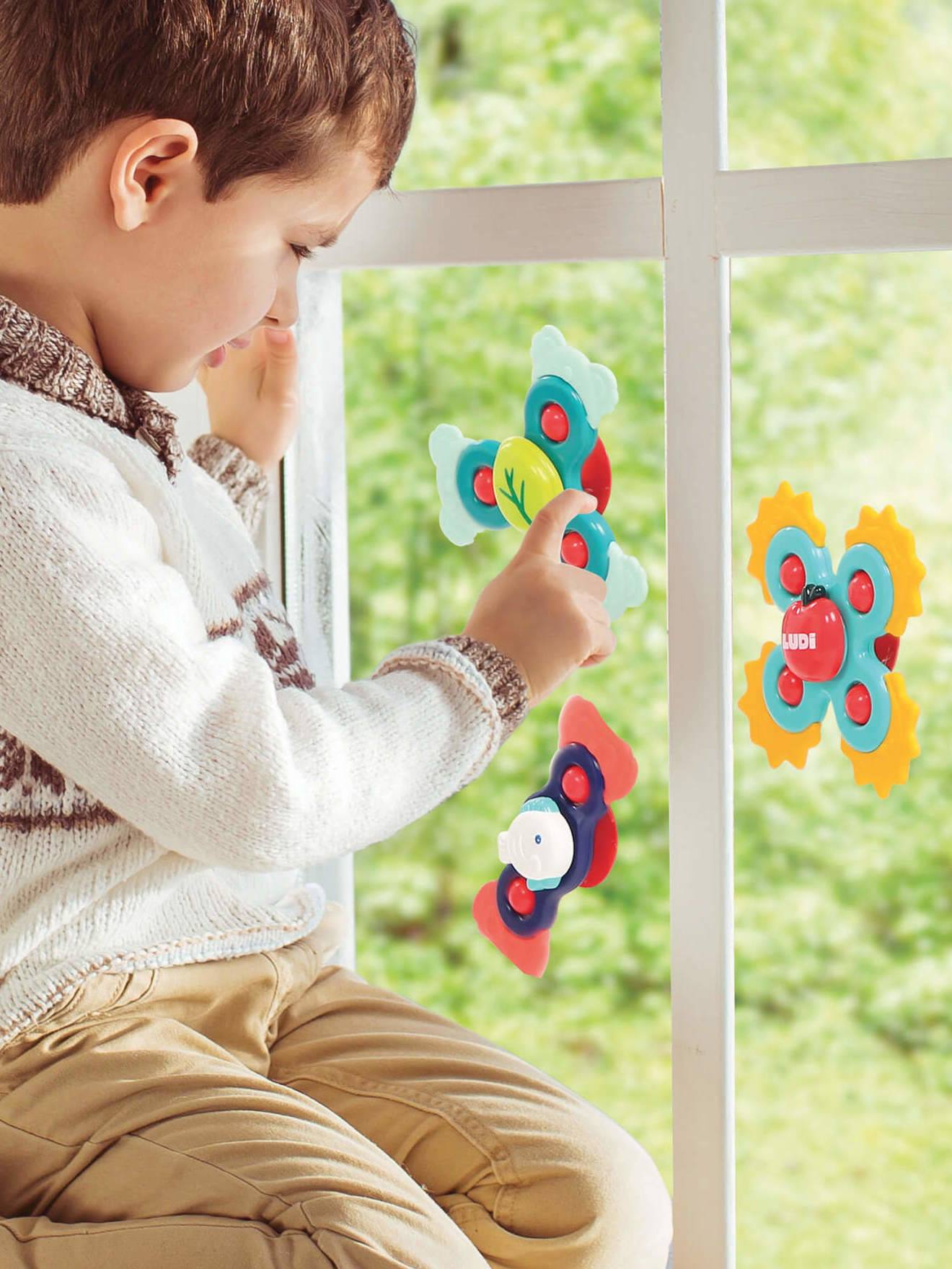 LUDI-BABY SPINNER MET ZUIGNAP