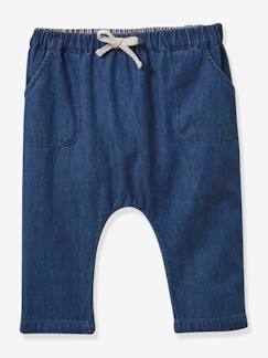 -Harembroek van light denim voor baby's CYRILLUS