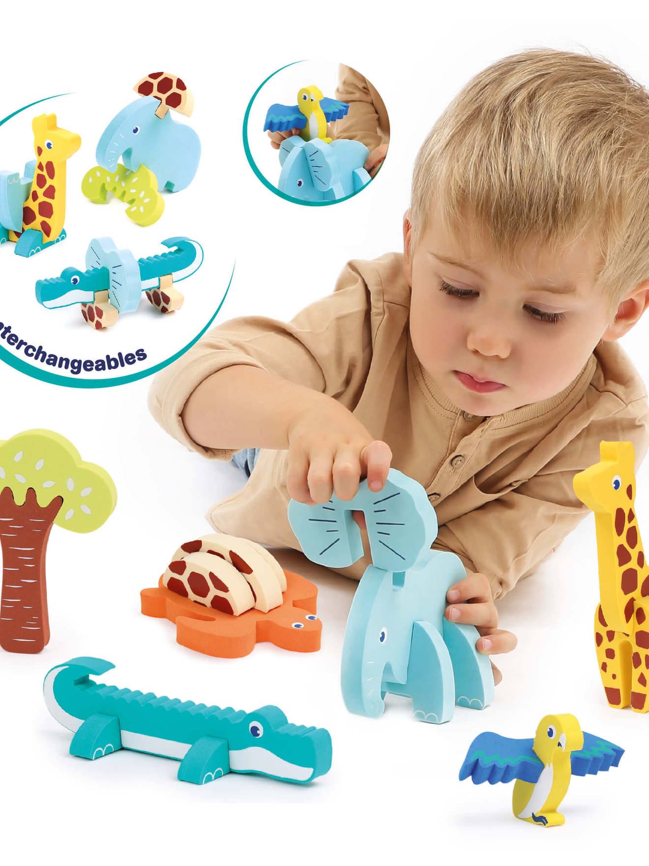 3D-schuimpuzzel - LUDI meerkleurig