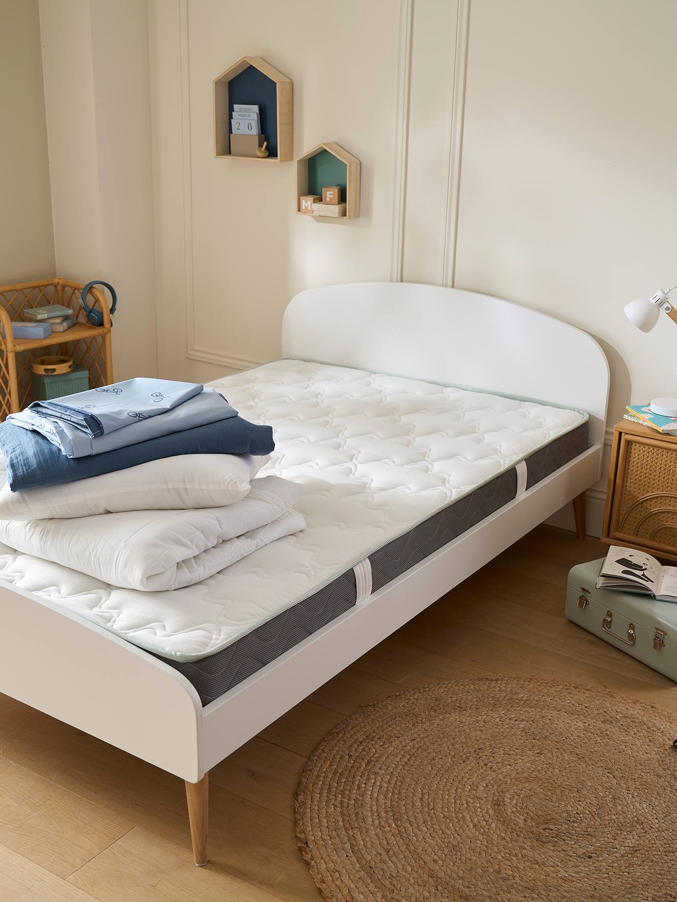 Warmteregulerende juniormatras met Passerelle®-behandeling wit