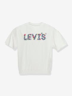 Meisje-T-shirt, souspull-T-shirt-Meisjesshirt Meet and greet Floral Levi's® van biokatoen
