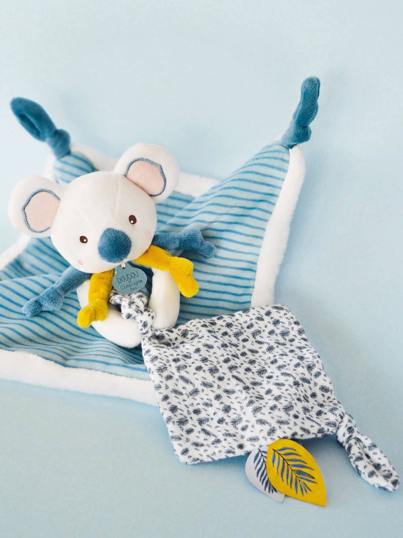 Knuffel 25cm Yoca Koala - DOUDOU ET COMPAGNIE blauw