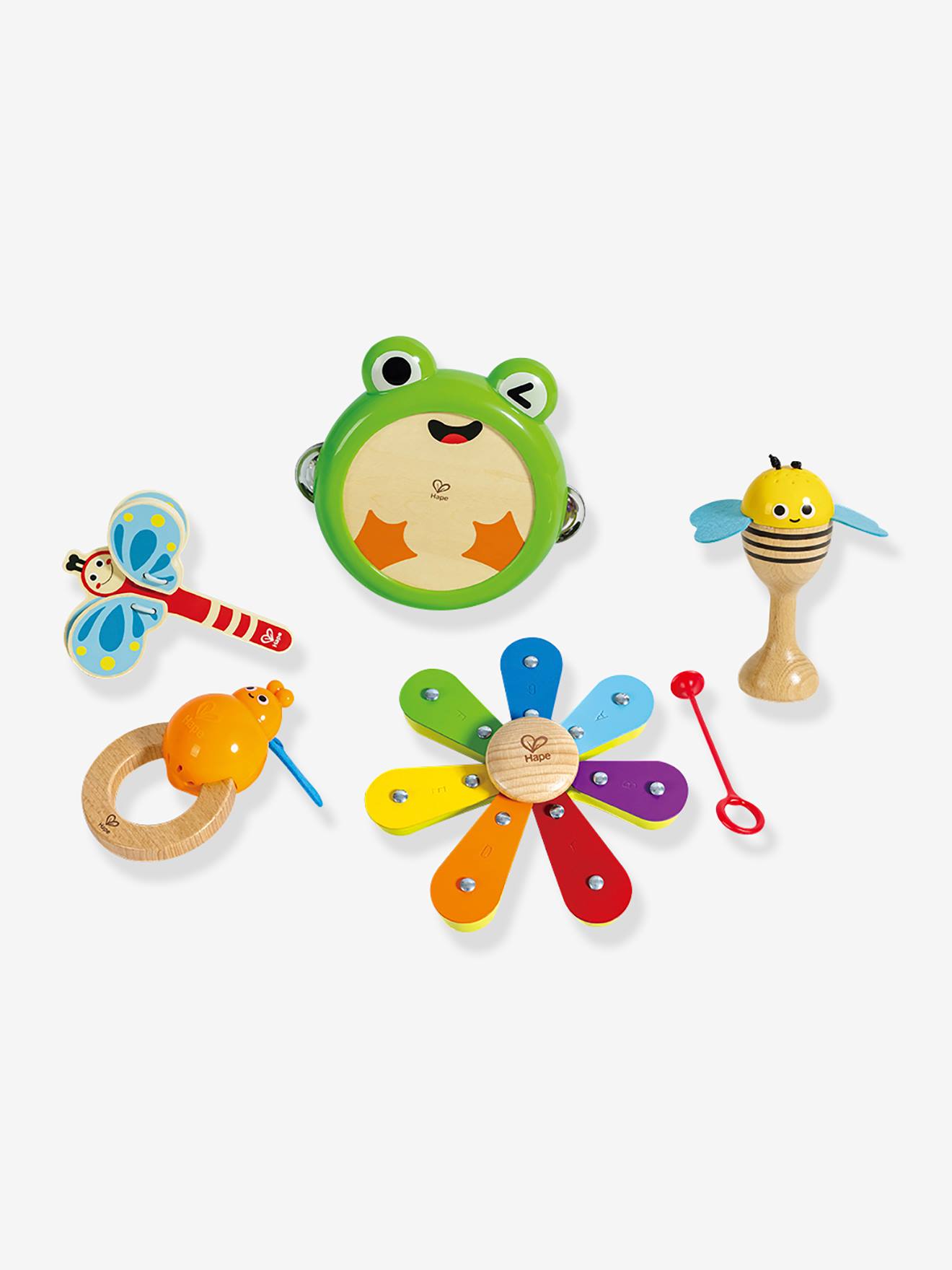 Set natuurslagwerk - HAPE meerkleurig
