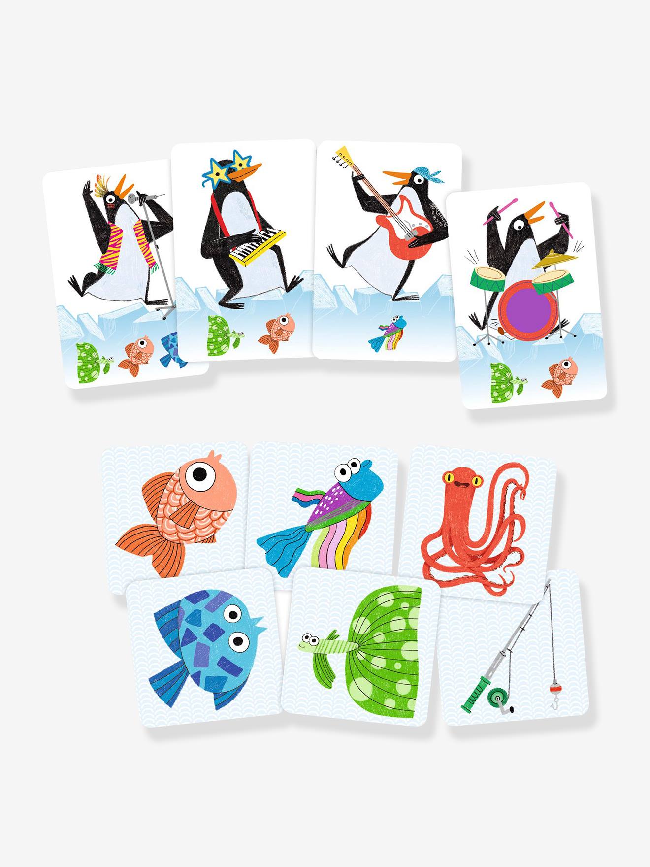 Kaartspel Rockband - DJECO meerkleurig afbeelding