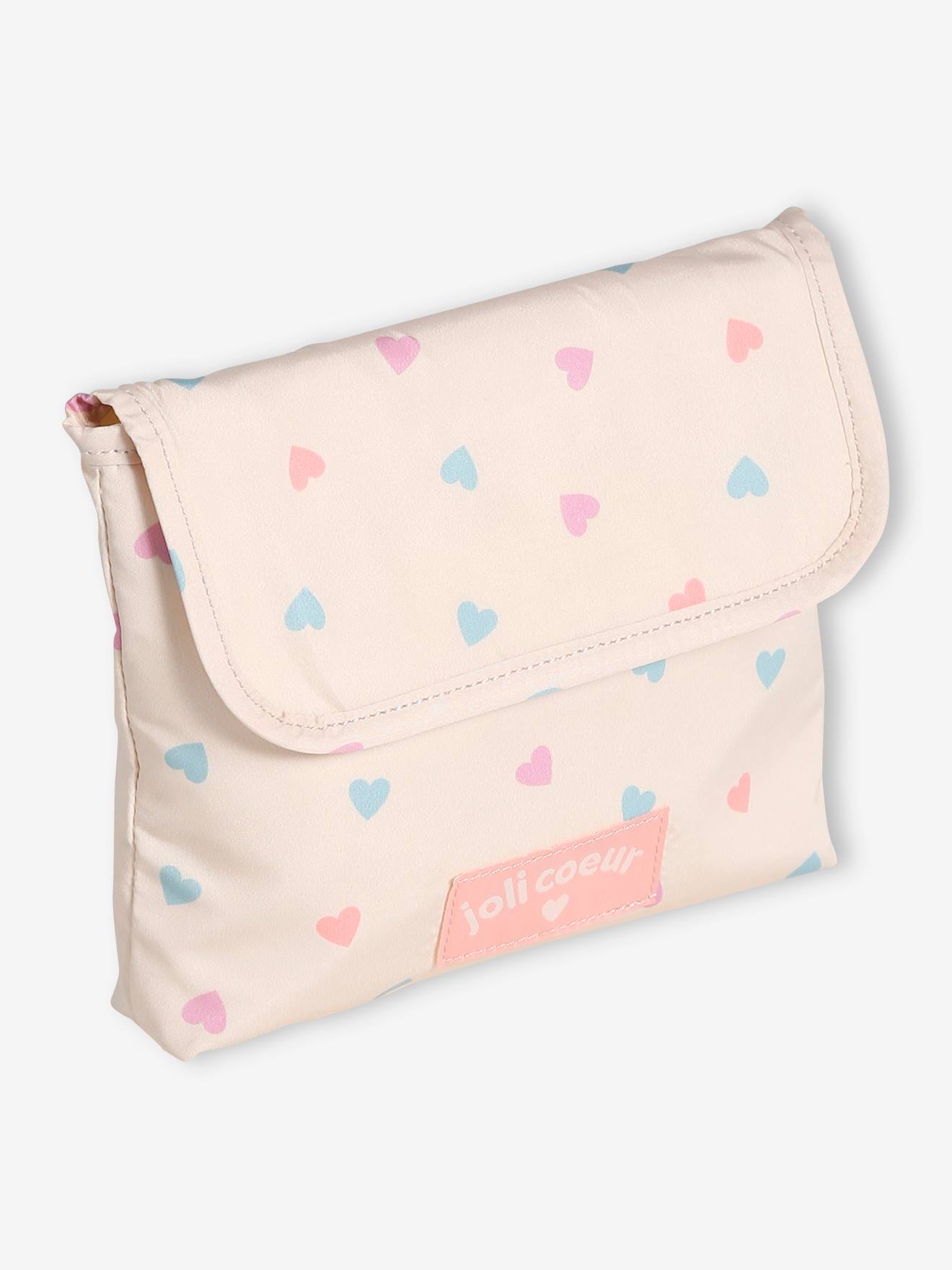 Snackdoos 'joli coeur' voor meisjes ecru