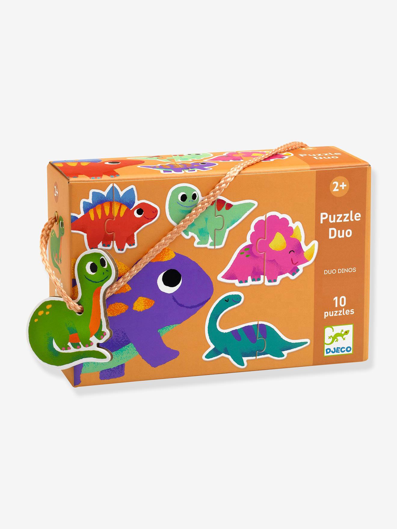 Puzzel Dinos duo - DJECO meerkleurig