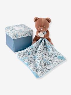 Speelgoed-Eerste levensjaren-Pop + knuffel 12cm boh'aim - DOUDOU ET COMPAGNIE