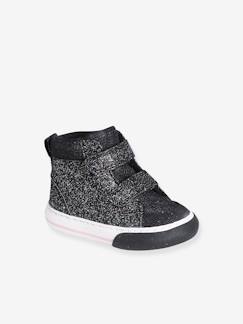 Schoenen-Baby schoenen 17-26-Loopt meisje 19-26-Babysneakers met klittenband en glitters