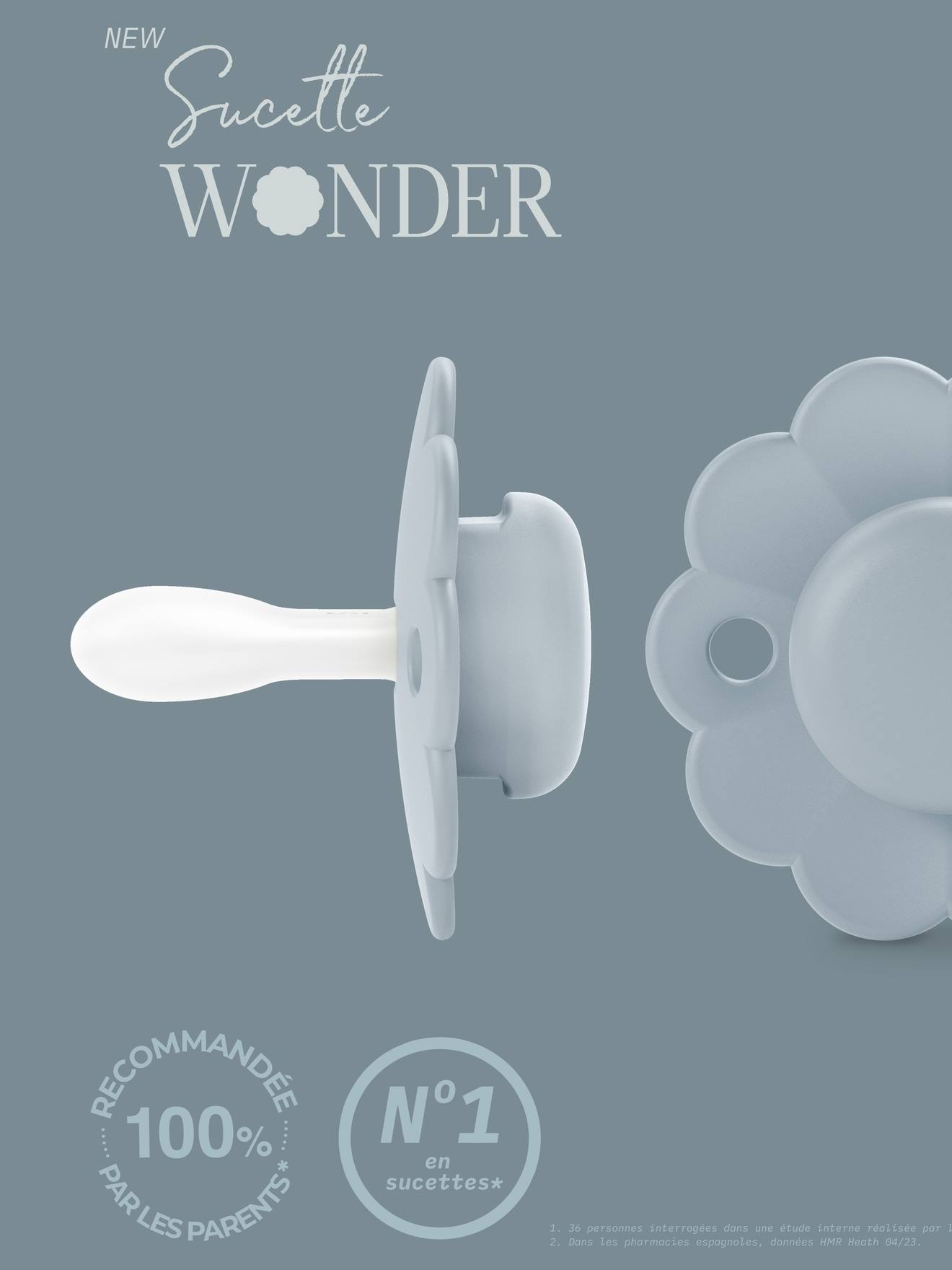 Suavinex Wonder Reversible Spring Lake 6-18m Silicone Fopspeen SXSWP2084291