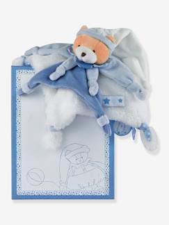 -Vierkante knuffel 27 cm petit chou beer - DOUDOU ET COMPAGNIE