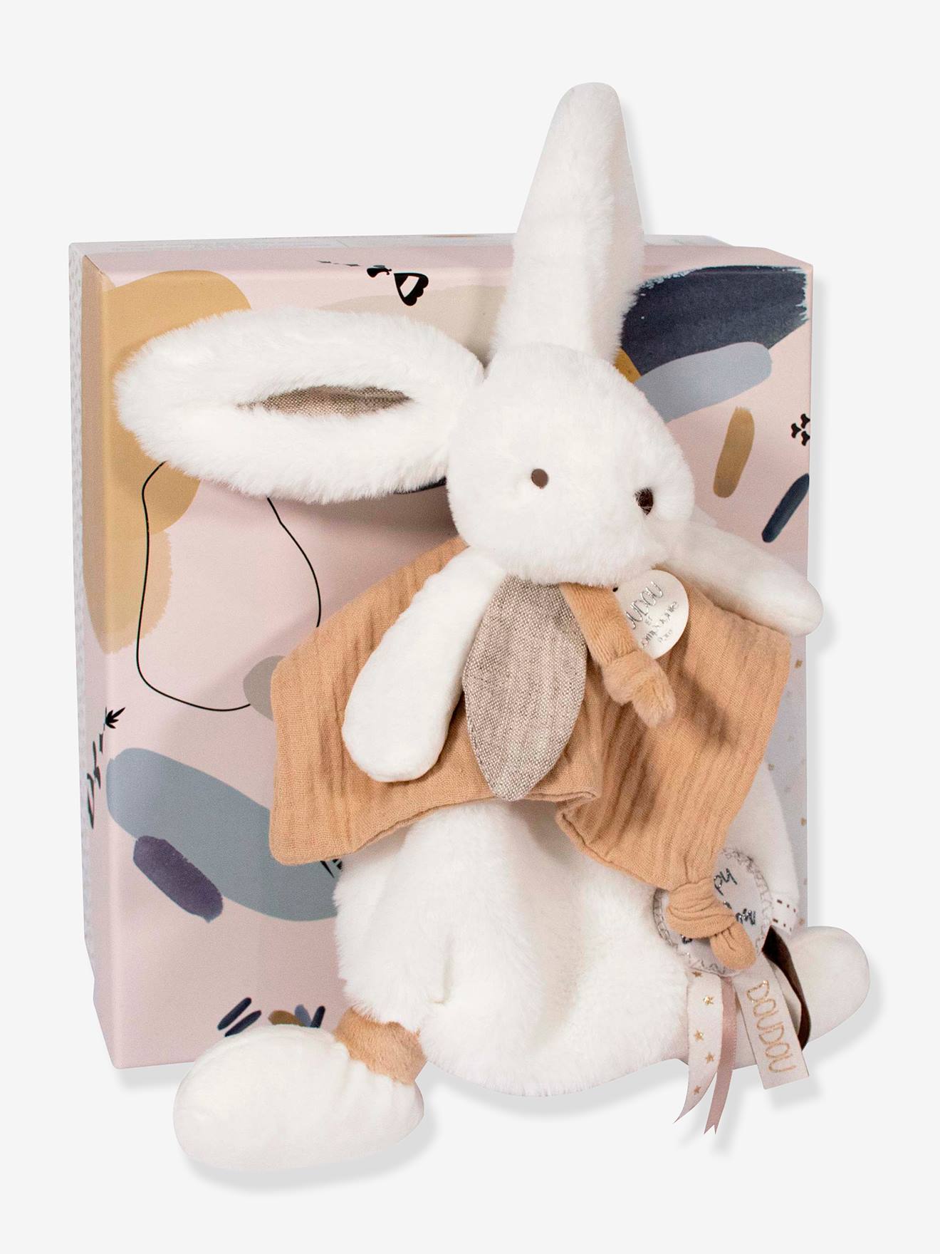 Happy knuffel 25cm - DOUDOU ET COMPAGNIE beige