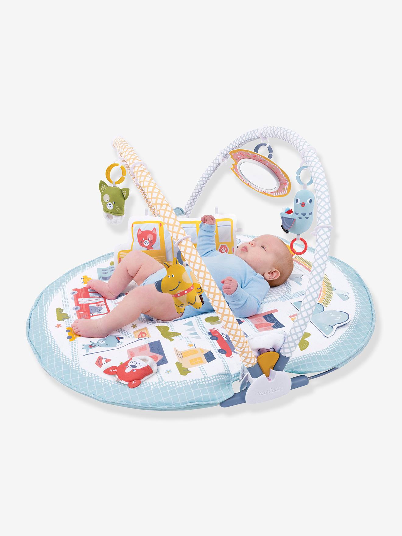 Kleed Urban Gymotion Oplegmat Lay to sit up - YOKIDOO blauw
