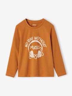 -Basics T-shirt met lange mouwen voor jongens met een speels of grafisch motief