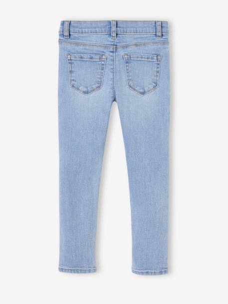 BASICS skinny broek jeansblauw+lichtblauw - vertbaudet enfant 