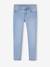 BASICS skinny broek jeansblauw+lichtblauw - vertbaudet enfant 