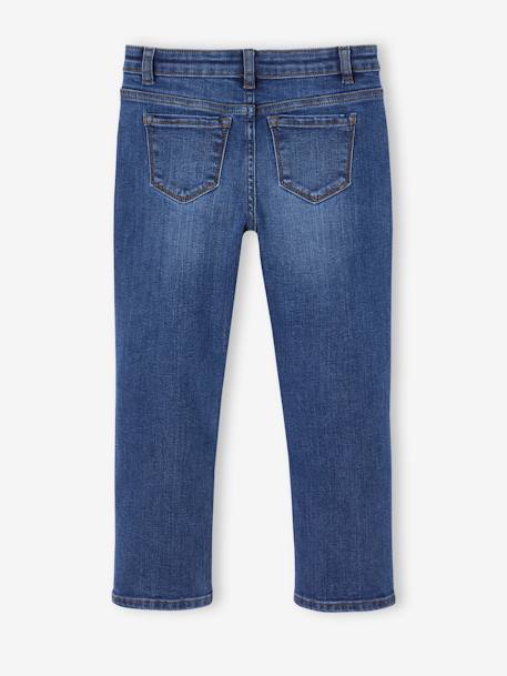 Smalle jeans large meisjes denimgrijs+donkerblauw+middenblauw - vertbaudet enfant 