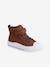 Hoge kindersneakers met klittenband bruin - vertbaudet enfant 