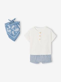 -Babyset blouse + short + bandana