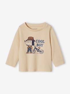 Baby-T-shirt, souspull-T-shirt-T-shirt "cool boy" voor babyjongens in biologisch katoen