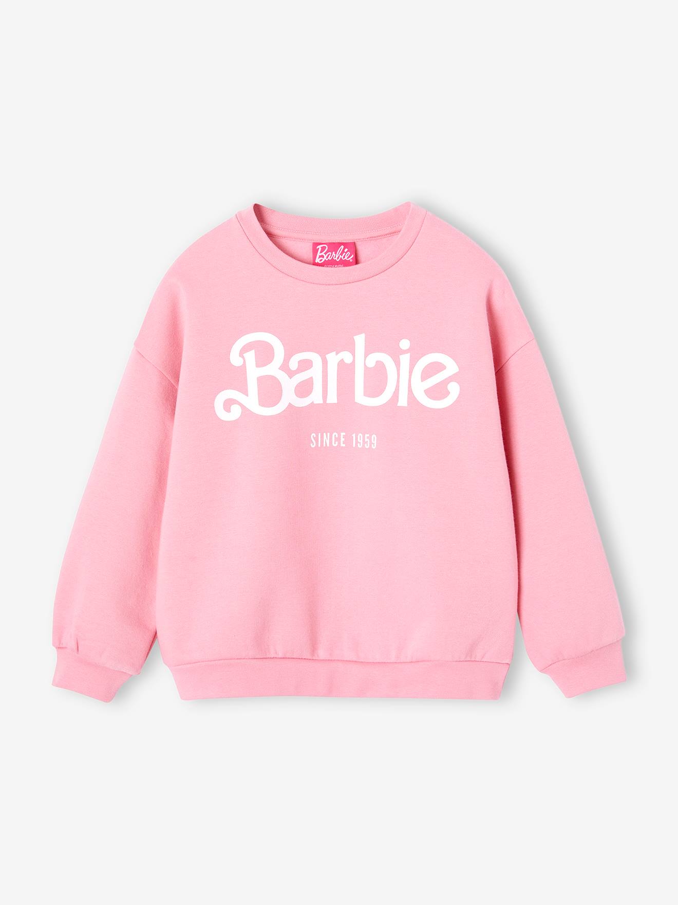 Barbie®-sweater van molton snoepjesroze