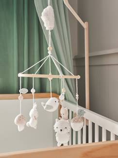 Slaapkamer en Opbergoplossingen-Slaapkamer-Kinderbedje, babybedje-Bedaccessoires-Muziekmobiel DANS LES BOIS