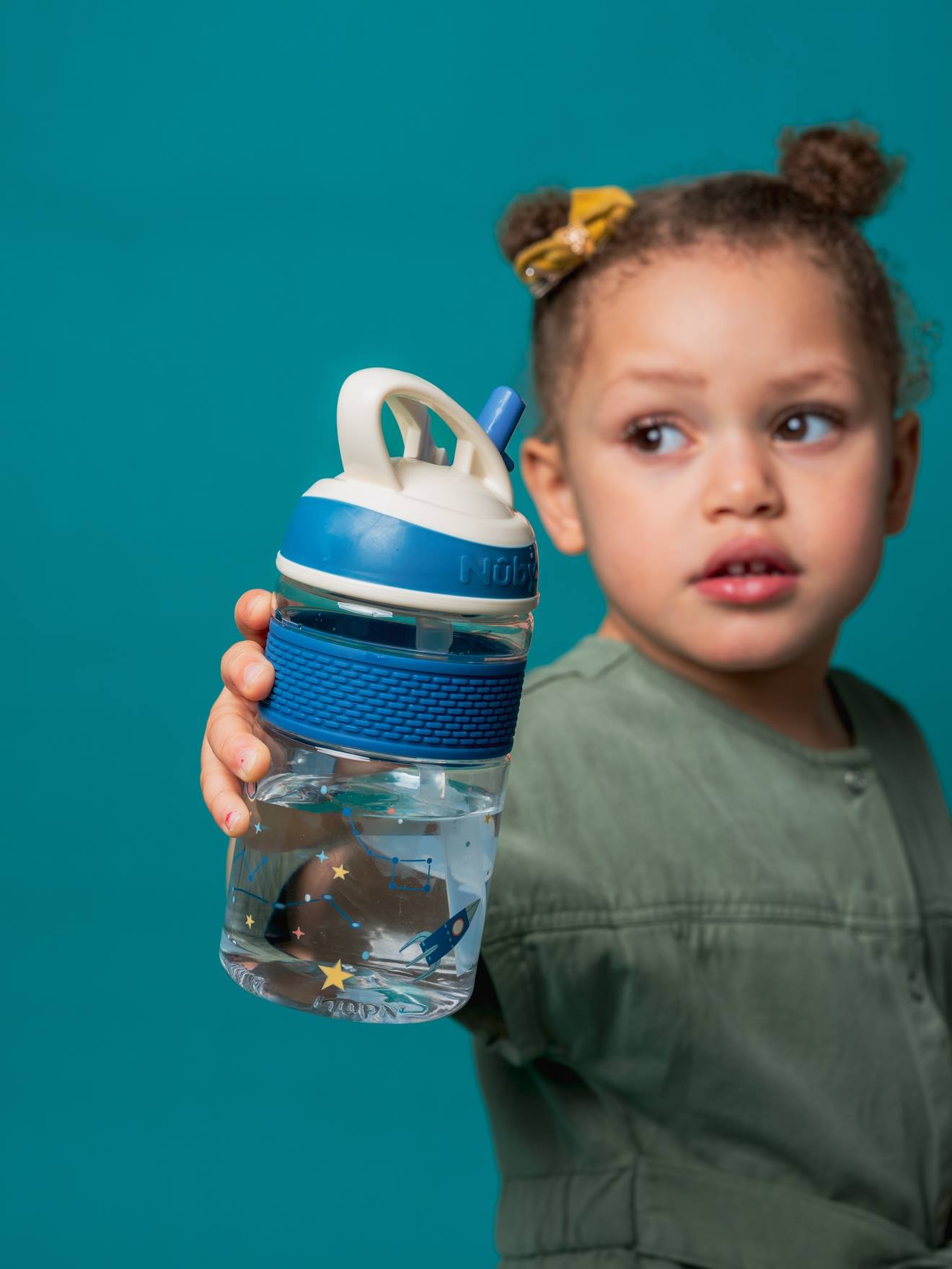 Nûby - Drinkbeker met Harde Tuit uit Tritan™ - 360ml - Blauw - 3jaar+