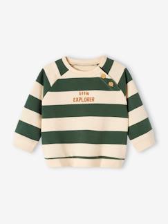 -Gestreept sweatshirt van molton baby