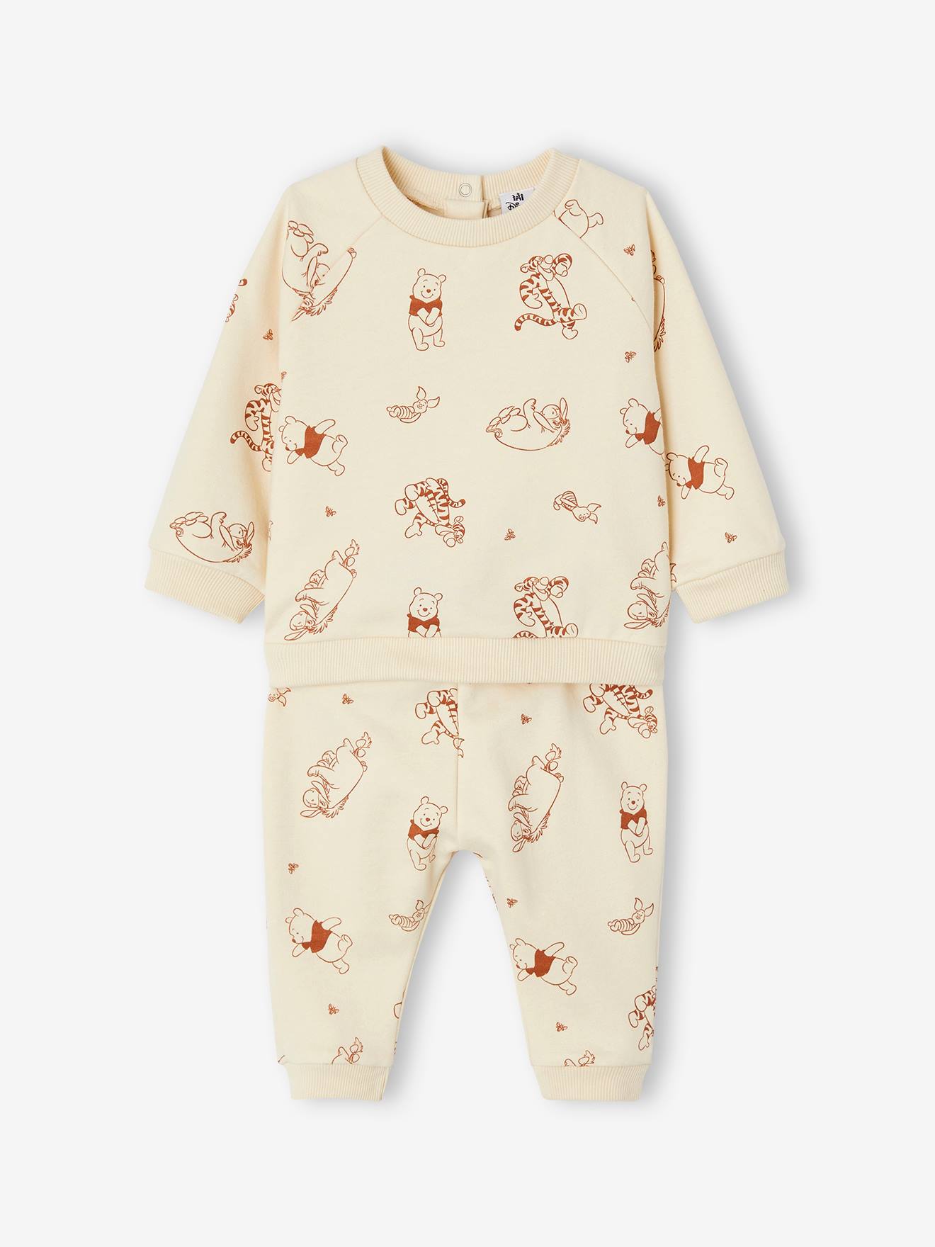 Babyset Disney® Winnie the Pooh babysweater + broek zandbeige