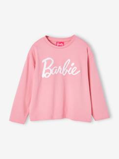 Meisje-T-shirt met Barbie-motief en lovertjes omkeerbaar meisjes