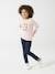 Treggingjeans Basics meisjes denimgrijs+double stone+jeansblauw+stone - vertbaudet enfant 