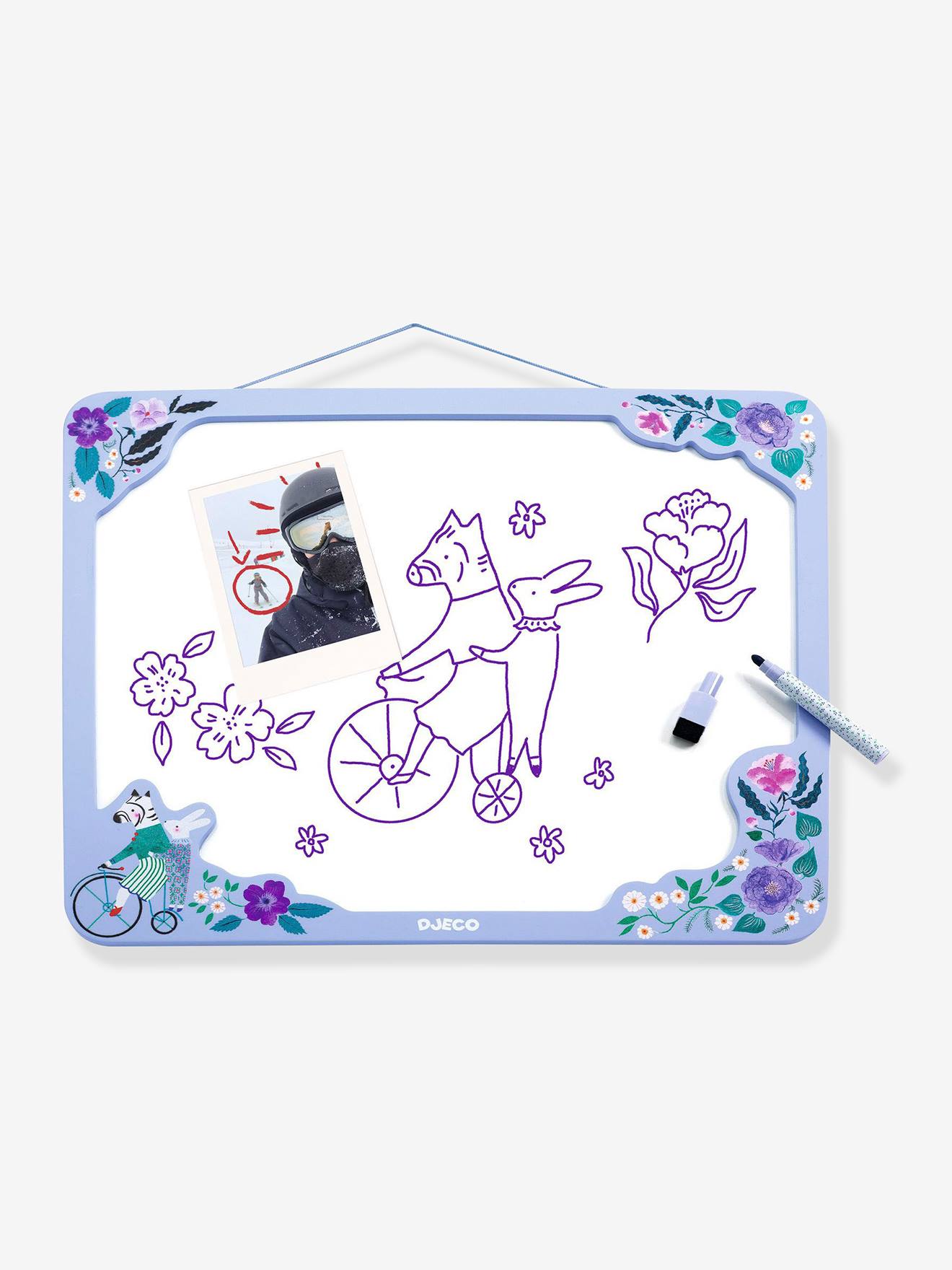 Magneetbord Tablo zebra - DJECO meerkleurig