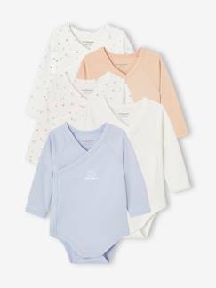 Baby-Body-Set van 5 rompertjes met lange mouwen geboorte eekhoorntjesmotief