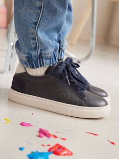 -Leren kindersneakers