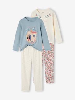 Meisje-Pyjama, surpyjama-Set van 2 meisjespyjama's Gipsy