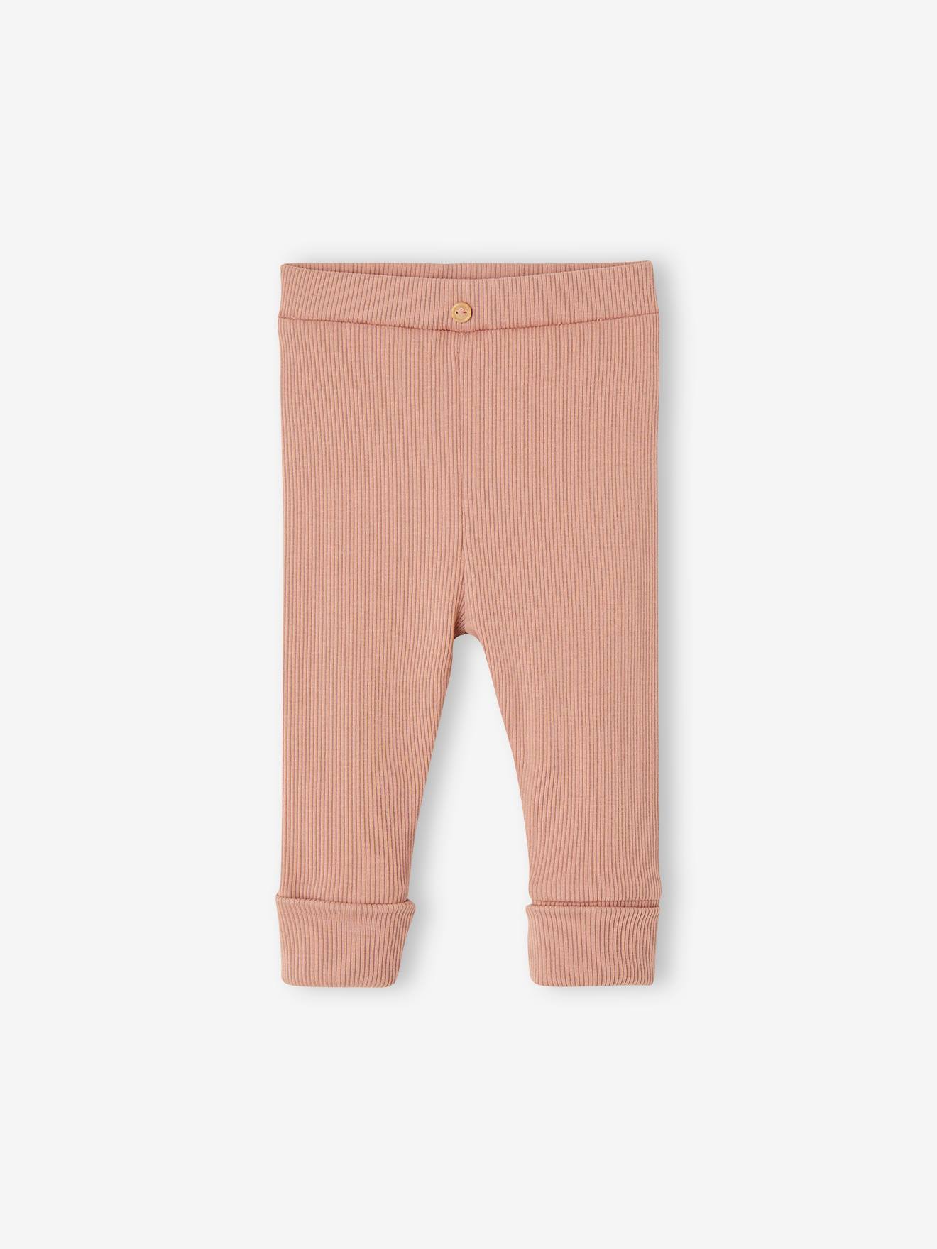 Lange legging voor baby's BASICS rozen