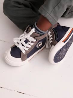 Schoenen-Baby schoenen 17-26-Hoge sneakers met veters en rits