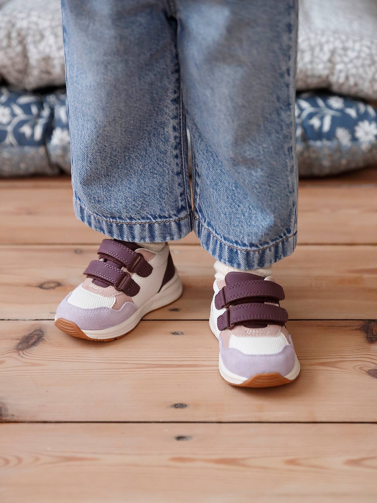 Sportieve sneakers voor meisjes veel paars