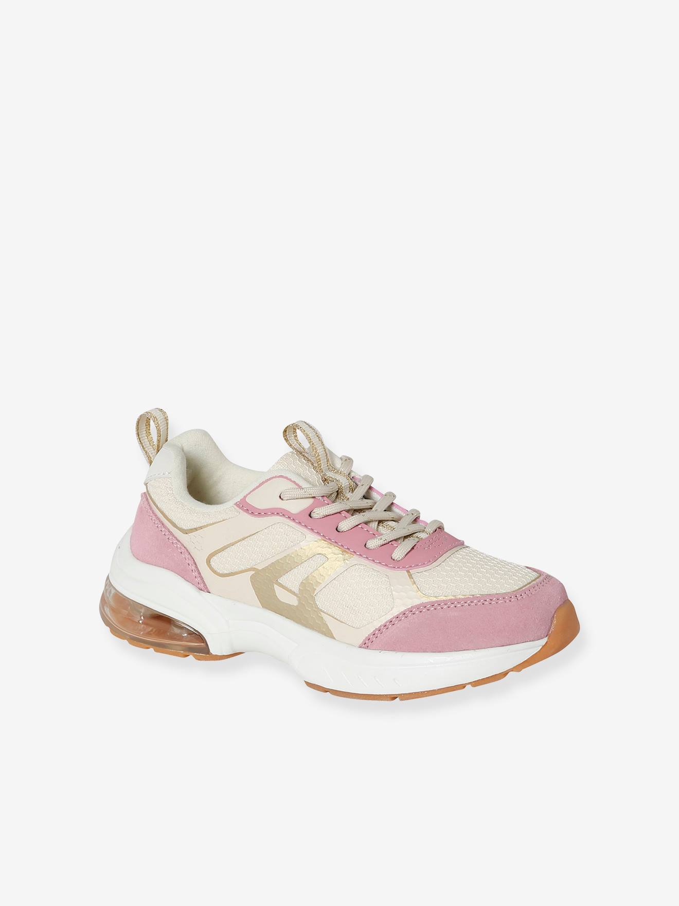 Sneakers met veters veel roze