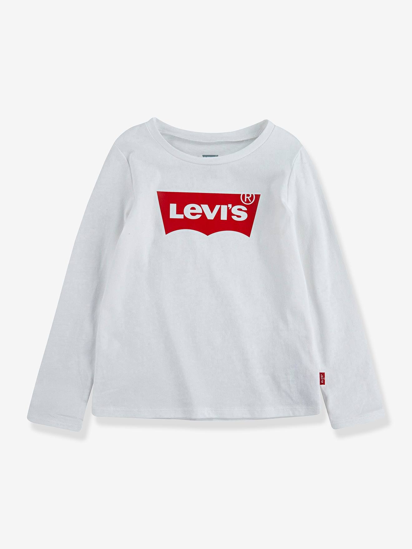 Levi's® Batwing t-shirt met lange mouwen wit