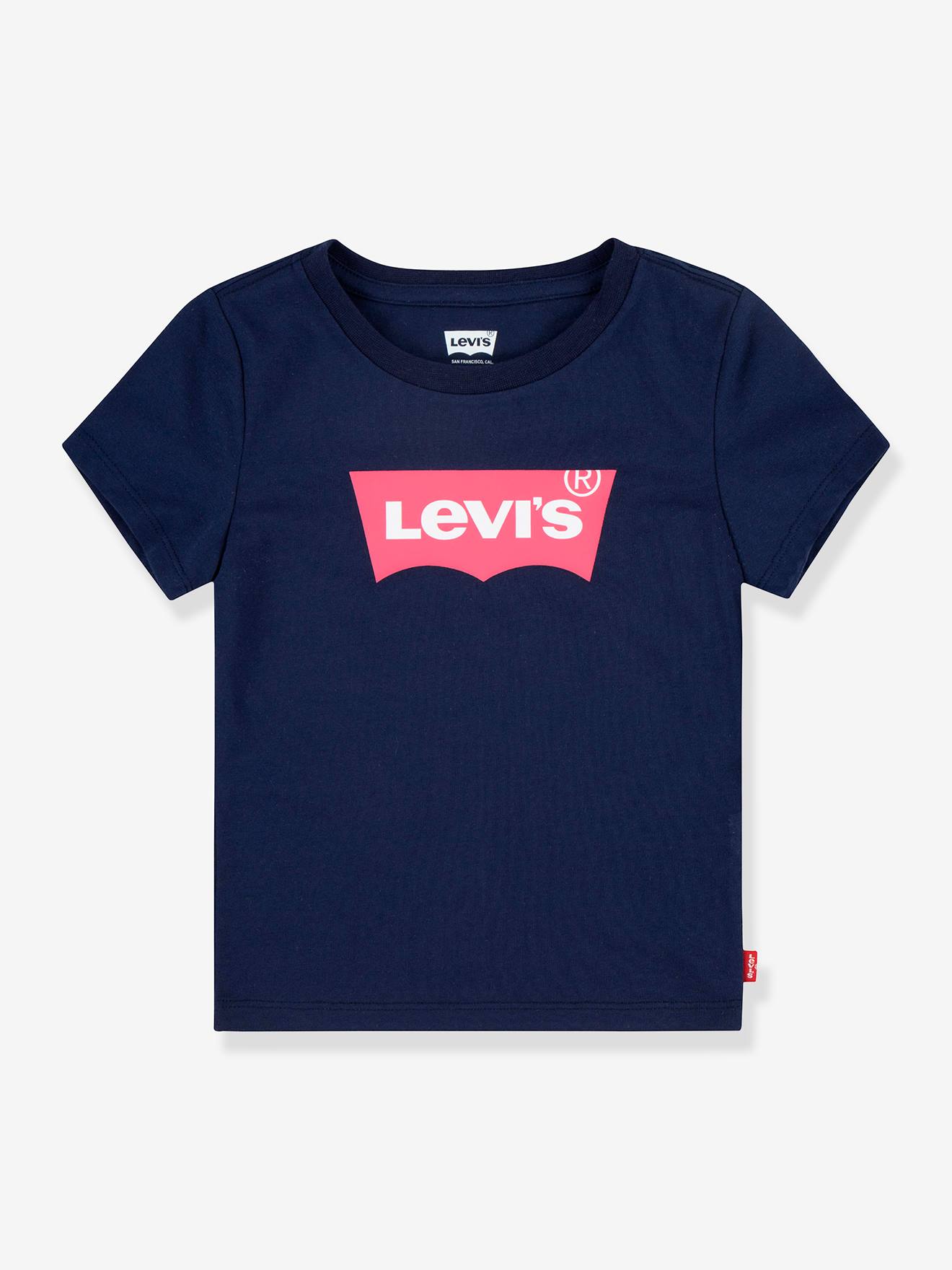 Meisjesshirt Batwing LEVI'S® marineblauw