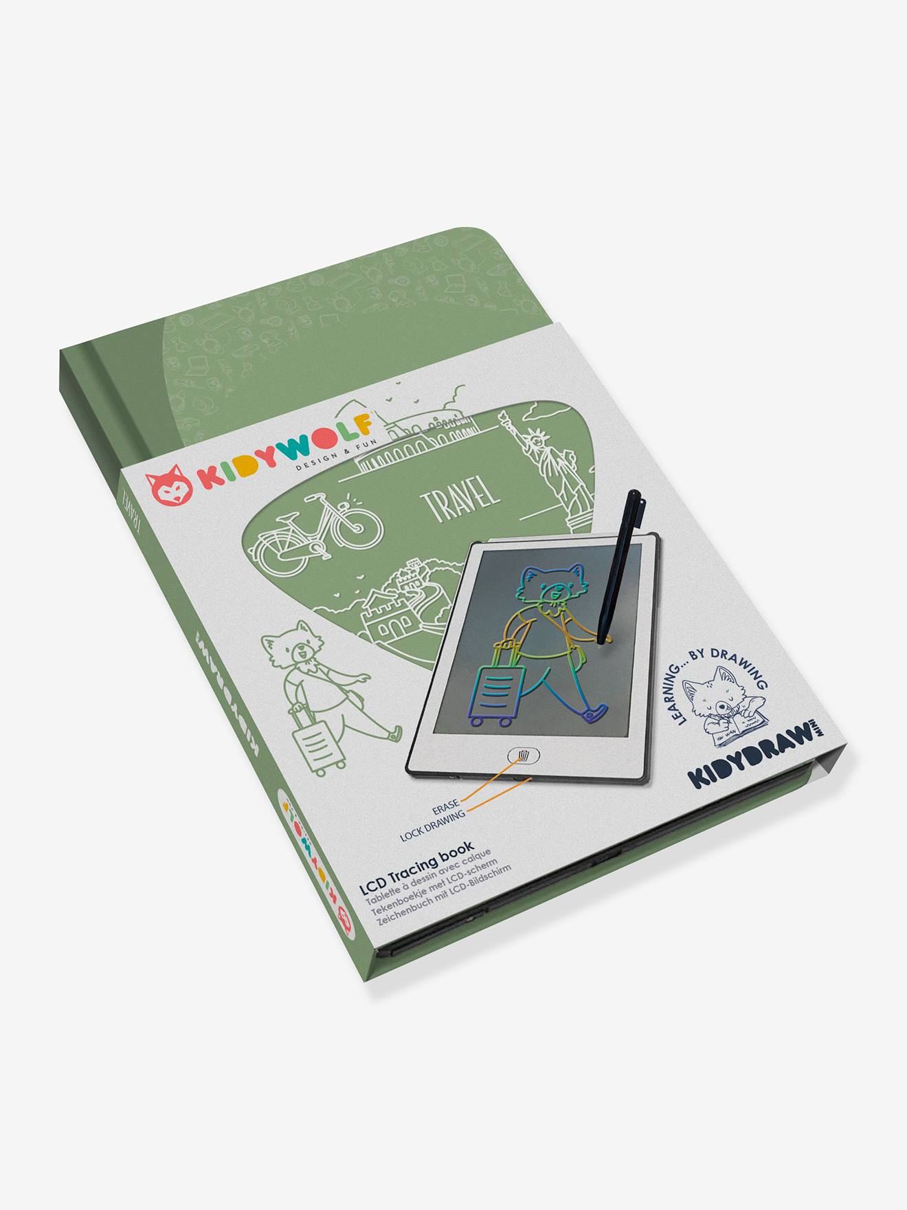 Kidydraw mini KIDYWOLF groen