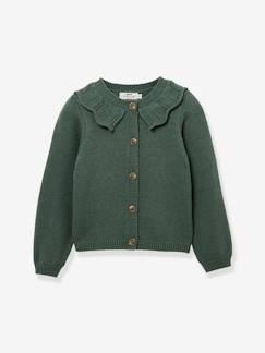 -Gebreide cardigan met kraag CYRILLUS