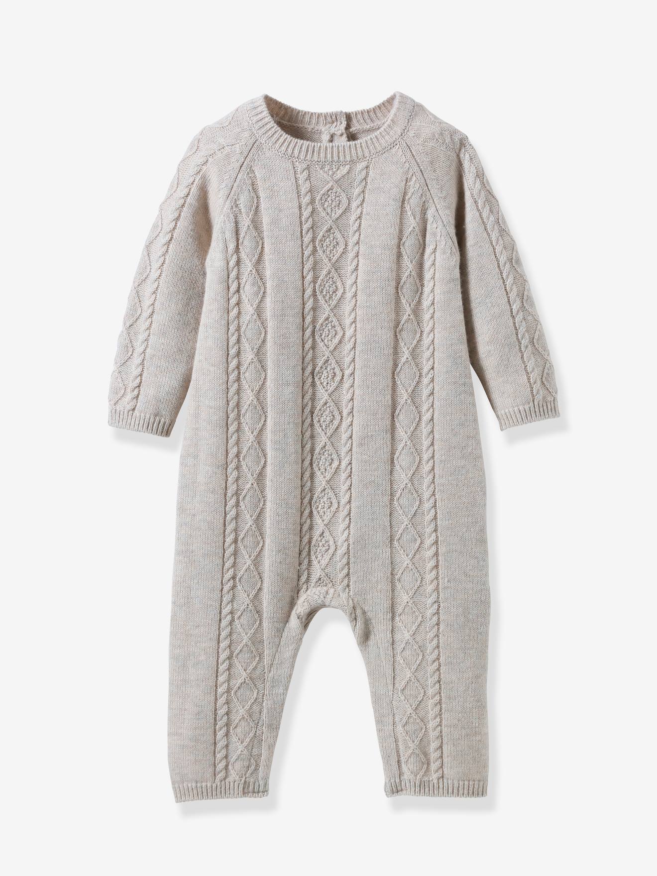 Tricot babypakje CYRILLUS gemêleerd beige