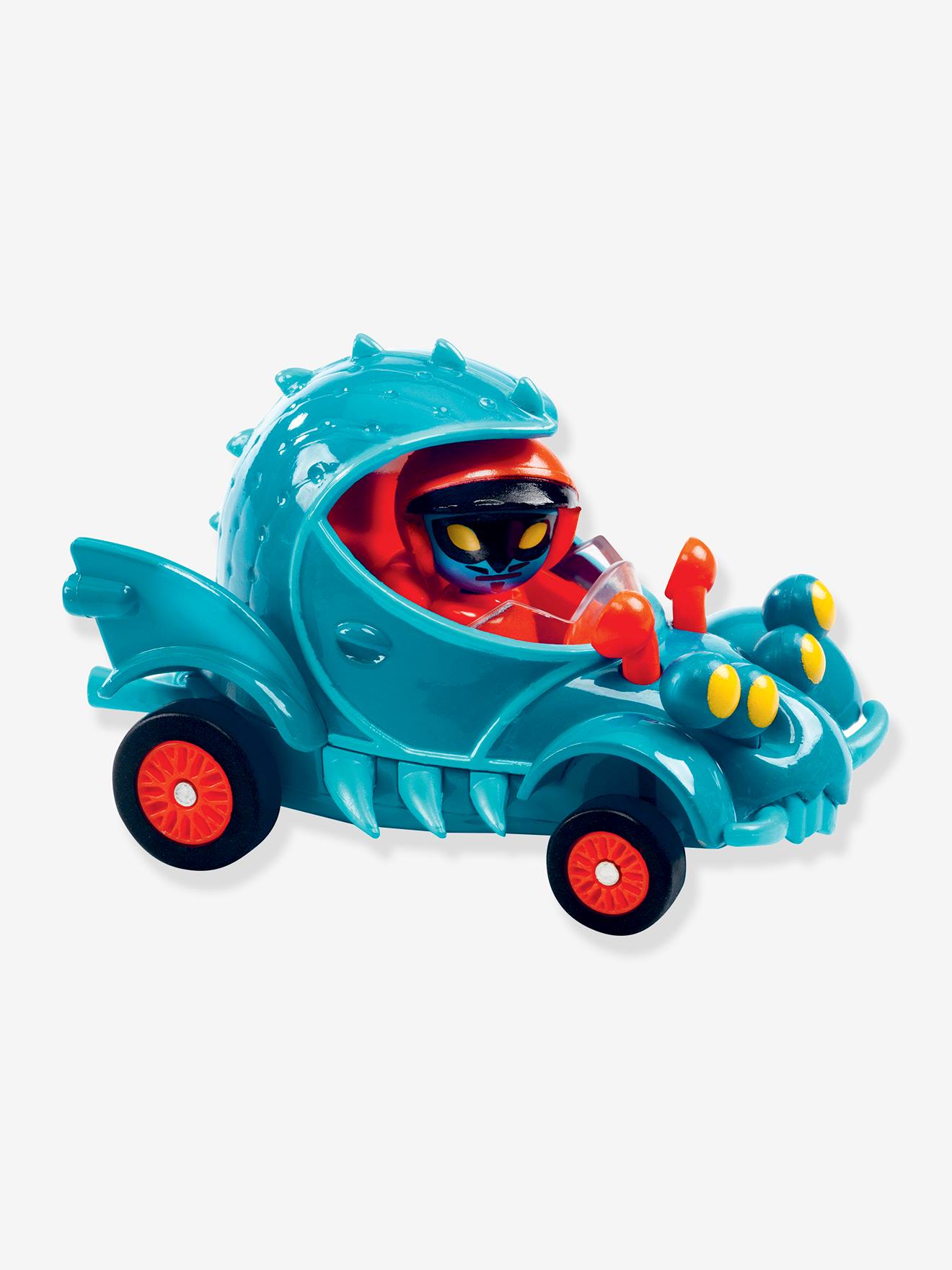 Auto crazy motors DJECO turquoiseblauw