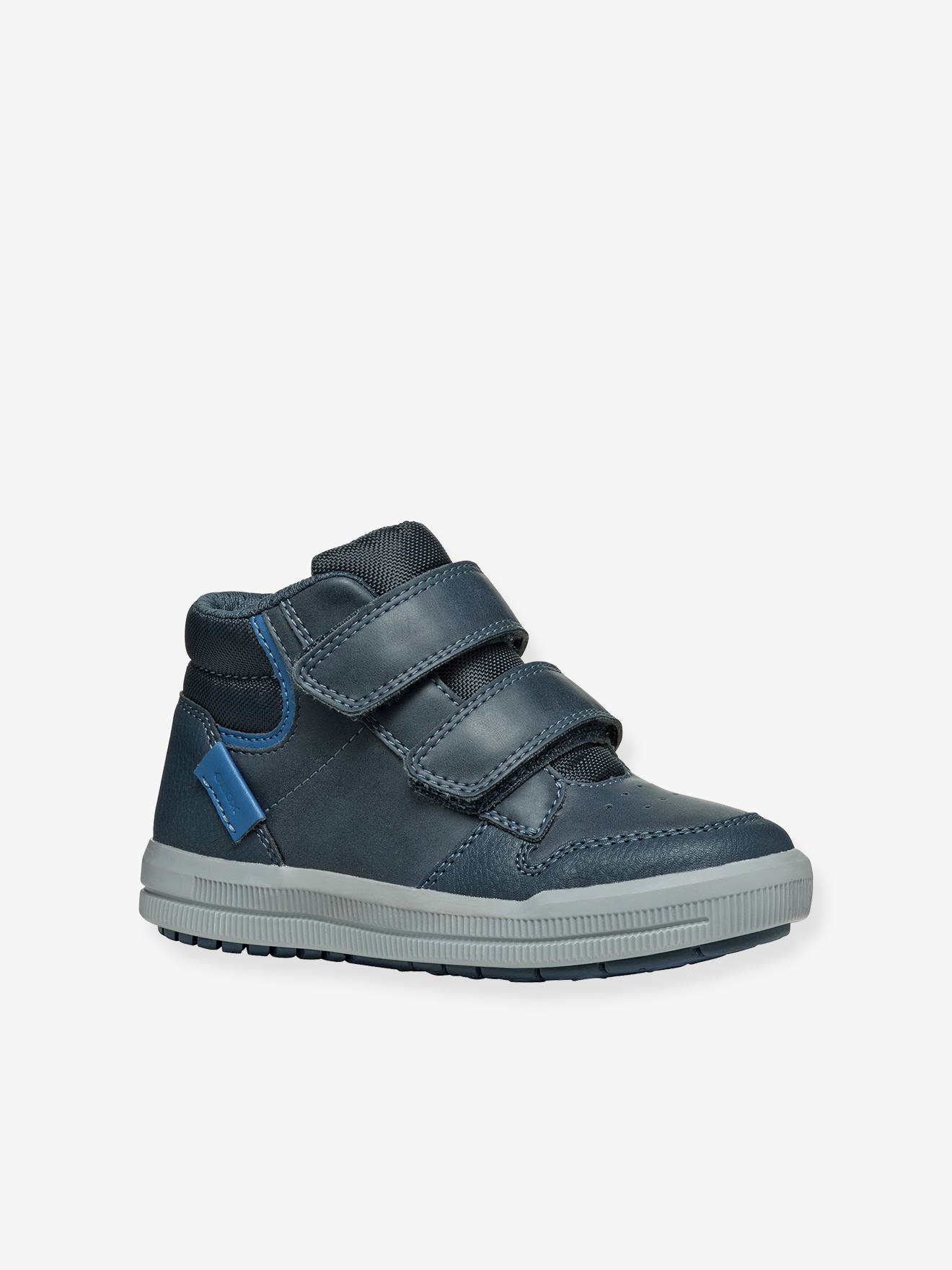 Hoge jongenssneakers met klittenbandJ Arzach GEOX® marineblauw