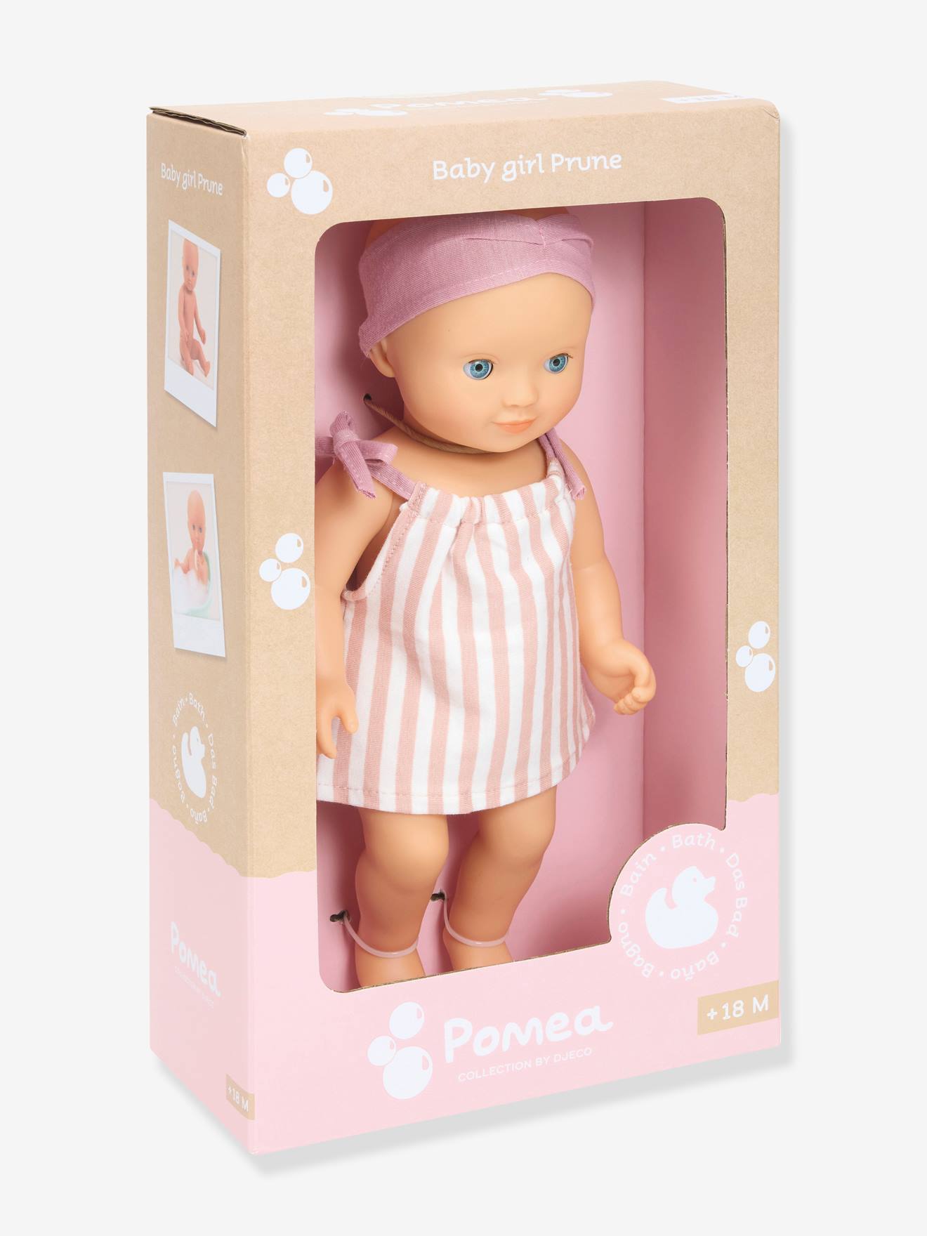 DJECO badpop 30 cm - rozen, Speelgoed