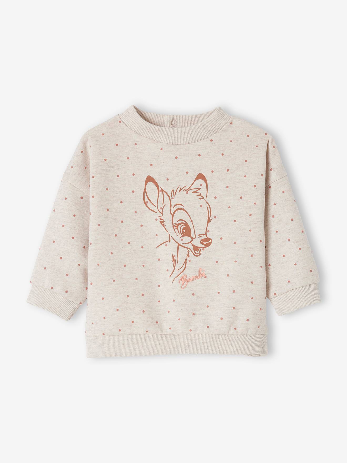 Disney® Bambi babysweater gemêleerd beige