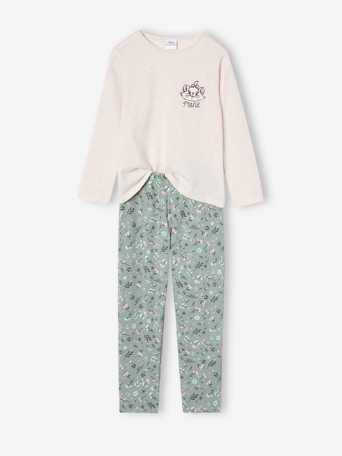 Pyjama voor meisjes Disney® Marie Aristokatten saliegroen