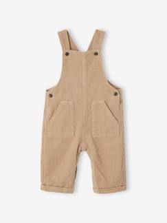 Baby-Salopette, jumpsuit-Salopette van ribfluweel babyjongen